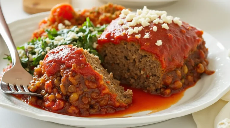 Classic Italian meatloaf with fresh herbs, Parmesan cheese, and Italian seasoning.